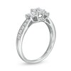 Thumbnail Image 3 of Previously Owned - 1 CT. T.W. Princess-Cut Diamond Past Present Future® Engagement Ring in 10K White Gold