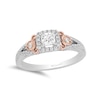 Thumbnail Image 1 of Previously Owned - Enchanted Disney Cinderella 3/4 CT. T.W. Diamond Carriage Split Shank Ring in 14K Two-Tone Gold