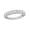 Thumbnail Image 1 of Previously Owned - 1/2 CT. T.W. Diamond Nine Stone Anniversary Band in 10K White Gold