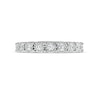 Thumbnail Image 4 of Previously Owned - 1/2 CT. T.W. Diamond Nine Stone Anniversary Band in 10K White Gold