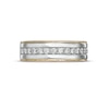 Thumbnail Image 4 of Previously Owned - Vera Wang Men's 5/8 CT. T.W. Diamond Vintage-Style Wedding Band in 14K Two-Tone Gold