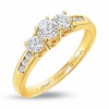 Thumbnail Image 1 of Previously Owned - 2 CT. T.W. Diamond Past Present Future® Ring in 14K Gold