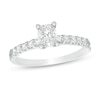 Thumbnail Image 1 of Previously Owned - 5/8 CT. T.W. Composite Diamond Cushion-Shaped Engagement Ring in 14K White Gold