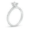 Thumbnail Image 3 of Previously Owned - 5/8 CT. T.W. Composite Diamond Cushion-Shaped Engagement Ring in 14K White Gold