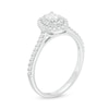 Thumbnail Image 2 of Previously Owned - 1/2 CT. T.W. Oval Diamond Double Frame Engagement Ring in 10K White Gold
