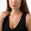 Thumbnail Image 2 of Previously Owned - 035 Gauge Diamond-Cut Glitter Rope Chain Necklace in 10K Gold - 22"