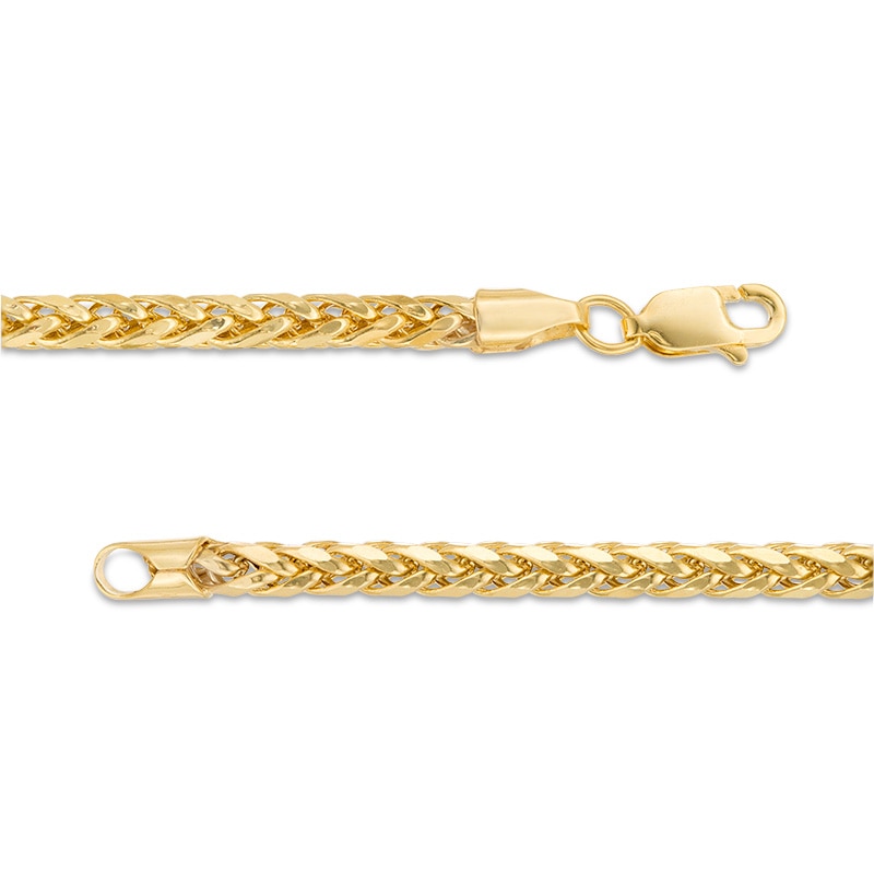 Main Image 3 of Previously Owned - Men's 3.15mm Diamond-Cut Franco Snake Chain Necklace in 14K Gold - 24"