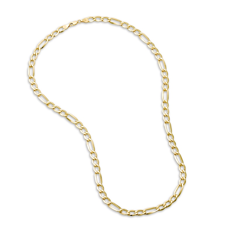 Main Image 2 of Previously Owned - Made in Italy Men's 6.10mm Curb Chain Necklace in 10K Gold - 22"