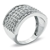 Thumbnail Image 2 of Previously Owned - 2 CT. T.W. Diamond Three Row Anniversary Band in 10K White Gold
