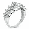 Thumbnail Image 2 of Previously Owned - 2 CT. T.W. Diamond Cluster Pyramid Band in 10K White Gold