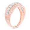 Thumbnail Image 2 of Previously Owned - 1 CT. T.W. Diamond Multi-Row Ring in 10K Rose Gold