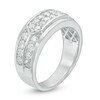 Thumbnail Image 2 of Previously Owned - Men's 1-1/2 CT. T.W. Diamond Elongated Hexagon Ring in 10K White Gold