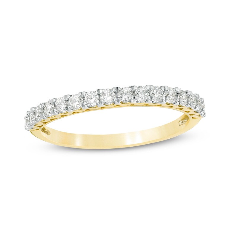 Main Image 1 of Previously Owned - 3/8 CT. T.W. Diamond Wedding Band in 10K Gold