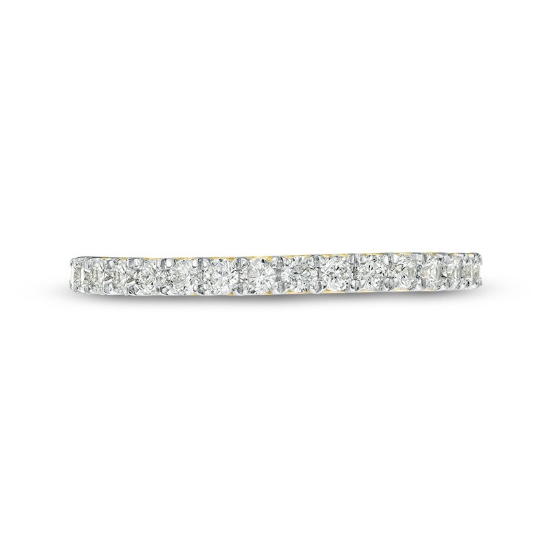 Main Image 4 of Previously Owned - 3/8 CT. T.W. Diamond Wedding Band in 10K Gold