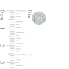 Thumbnail Image 1 of Previously Owned - 1/2 CT. T.W. Diamond Frame Circle Stud Earrings in 10K White Gold