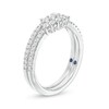 Thumbnail Image 2 of Previously Owned - Vera Wang Love Collection 3/8 CT. T.W. Diamond Contour Two Piece Band Set in 14K White Gold
