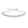 Thumbnail Image 1 of Previously Owned - 1 CT. T.W. Diamond Tennis Bolo Bracelet in 10K White Gold - 9.5"