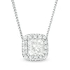 Thumbnail Image 1 of Previously Owned - 1/3 CT. T.W.  Princess-Cut Diamond Frame Pendant in 14K White Gold (I/SI2)