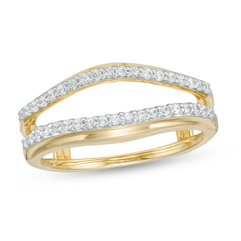 Main Image 1 of Previously Owned - 1/4 CT. T.W. Diamond Solitaire Enhancer in 14K Gold