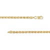 Thumbnail Image 3 of Previously Owned - 3.15mm Evergreen Rope Chain Necklace in Hollow 10K Gold - 20"