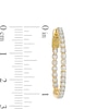Thumbnail Image 2 of Previously Owned - Marilyn Monroe™ Collection 1 CT. T.W. Journey Diamond Inside-Out Hoop Earrings in 10K Gold