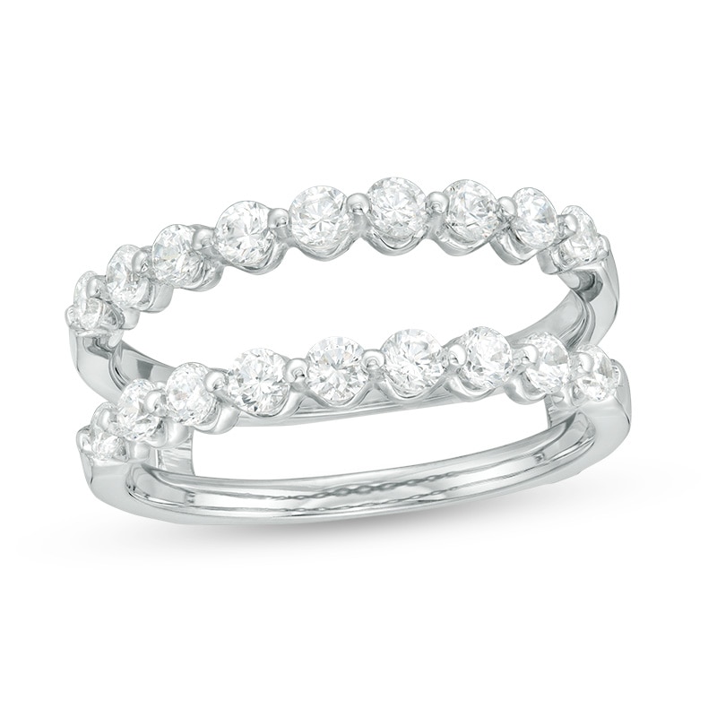 Main Image 1 of Previously Owned - 1 CT. T.W. Diamond Solitaire Enhancer in 14K White Gold
