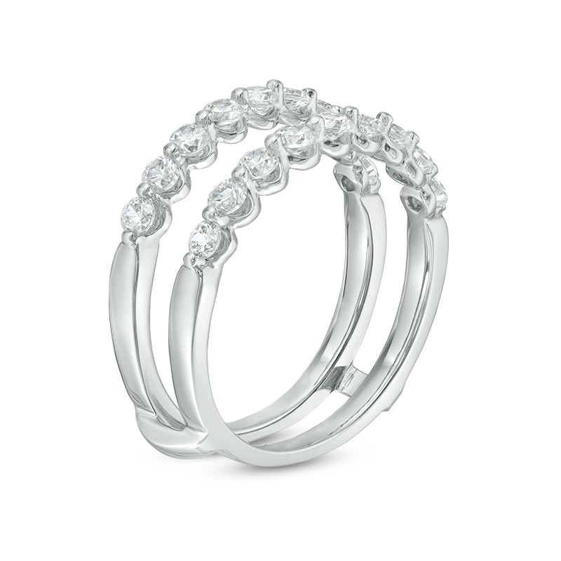 Main Image 3 of Previously Owned - 1 CT. T.W. Diamond Solitaire Enhancer in 14K White Gold