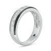 Thumbnail Image 2 of Previously Owned - Vera Wang Love Collection Men's 1/2 CT. T.W. Baguette Diamond Band in 14K Two-Tone Gold