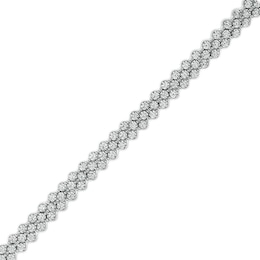 Previously Owned - 5 CT. T.W. Diamond Cobblestone Bracelet in 10K White Gold