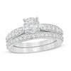 Thumbnail Image 1 of Previously Owned - 1 CT. T.W. Diamond Tapered Shank Bridal Set in 10K White Gold