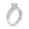 Thumbnail Image 3 of Previously Owned - 1 CT. T.W. Diamond Tapered Shank Bridal Set in 10K White Gold