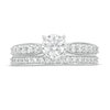 Thumbnail Image 4 of Previously Owned - 1 CT. T.W. Diamond Tapered Shank Bridal Set in 10K White Gold