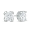 Thumbnail Image 1 of Previously Owned - 1 CT. T.W.  Diamond Solitaire Stud Earrings in 14K White Gold (I/I2)
