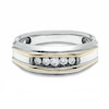 Thumbnail Image 2 of Previously Owned - 1/2 CT. T.W. Diamond Five Stone Band in 10K Two-Tone Gold