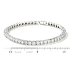 Thumbnail Image 3 of Previously Owned - 1-1/2 CT. T.W. Diamond Tennis Bracelet in Sterling Silver