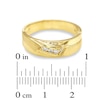 Thumbnail Image 2 of Previously Owned - Men's 1/10 CT. T.W. Diamond Wedding Band in 14K Gold