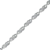 Thumbnail Image 0 of Previously Owned - Diamond Accent Double Infinity Bracelet in Sterling Silver