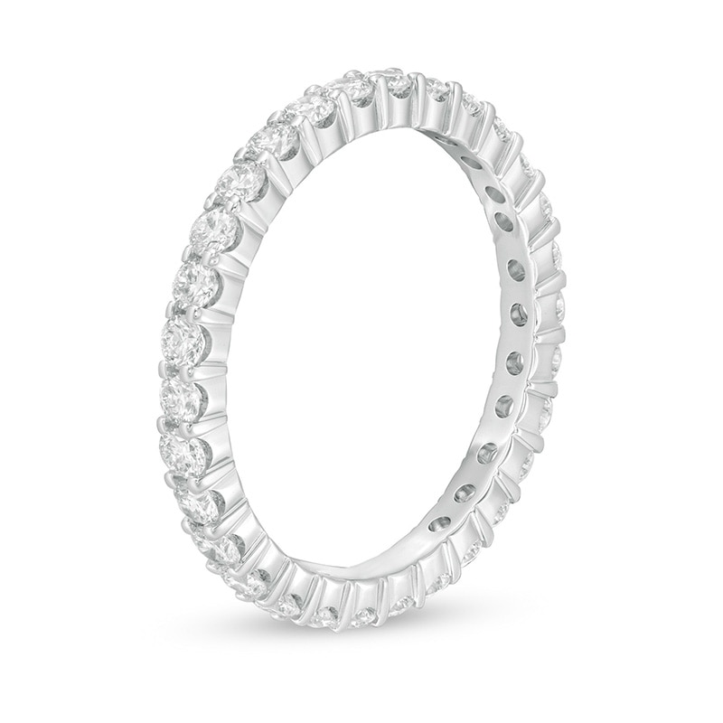 Previously Owned - 3/4 CT. T.W. Diamond Eternity Wedding Band in 14K White Gold