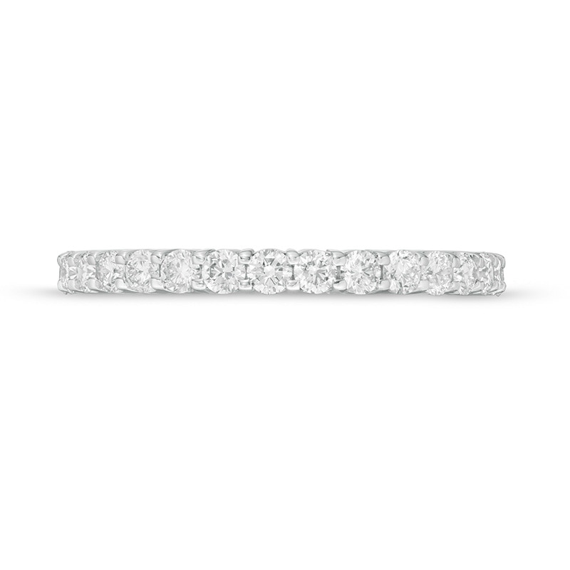 Previously Owned - 3/4 CT. T.W. Diamond Eternity Wedding Band in 14K White Gold