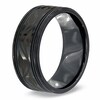 Thumbnail Image 2 of Previously Owned - Triton 9.0mm Comfort Fit Quicksilver Black Titanium Wedding Band