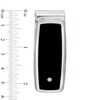 Thumbnail Image 2 of Previously Owned - Diamond Accent Black Enameled Money Clip in Stainless Steel