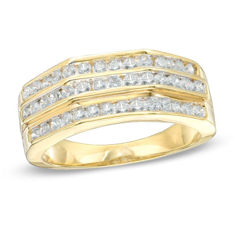 Main Image 1 of Previously Owned - 1 CT. T.W. Diamond Wedding Band in 10K Gold