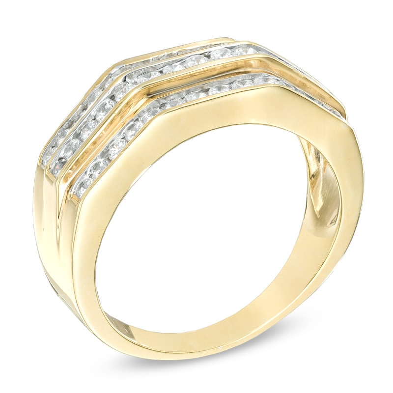 Main Image 2 of Previously Owned - 1 CT. T.W. Diamond Wedding Band in 10K Gold