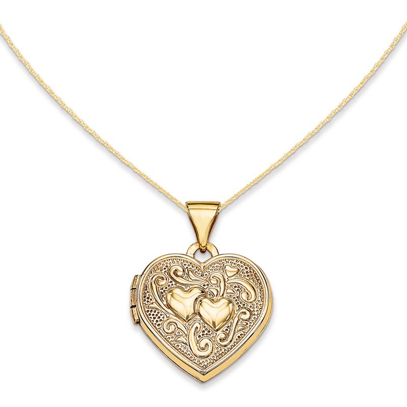 Main Image 1 of Previously Owned - Heart Locket in 14K Gold