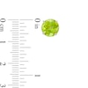 Thumbnail Image 2 of Previously Owned - 8.0mm Peridot Stud Earrings in 10K White Gold