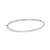 Thumbnail Image 1 of Previously Owned - 1/4 CT. T.W. Diamond Bangle in 10K White Gold