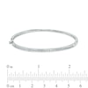 Thumbnail Image 2 of Previously Owned - 1/4 CT. T.W. Diamond Bangle in 10K White Gold