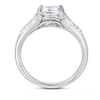 Thumbnail Image 2 of Previously Owned - 5/8 CT. T.W. Princess-Cut Diamond Split Shank Engagement Ring in 14K White Gold