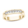 Thumbnail Image 1 of Previously Owned - 1/2 CT. T.W. Diamond Seven Stone Wedding Band in 14K Gold
