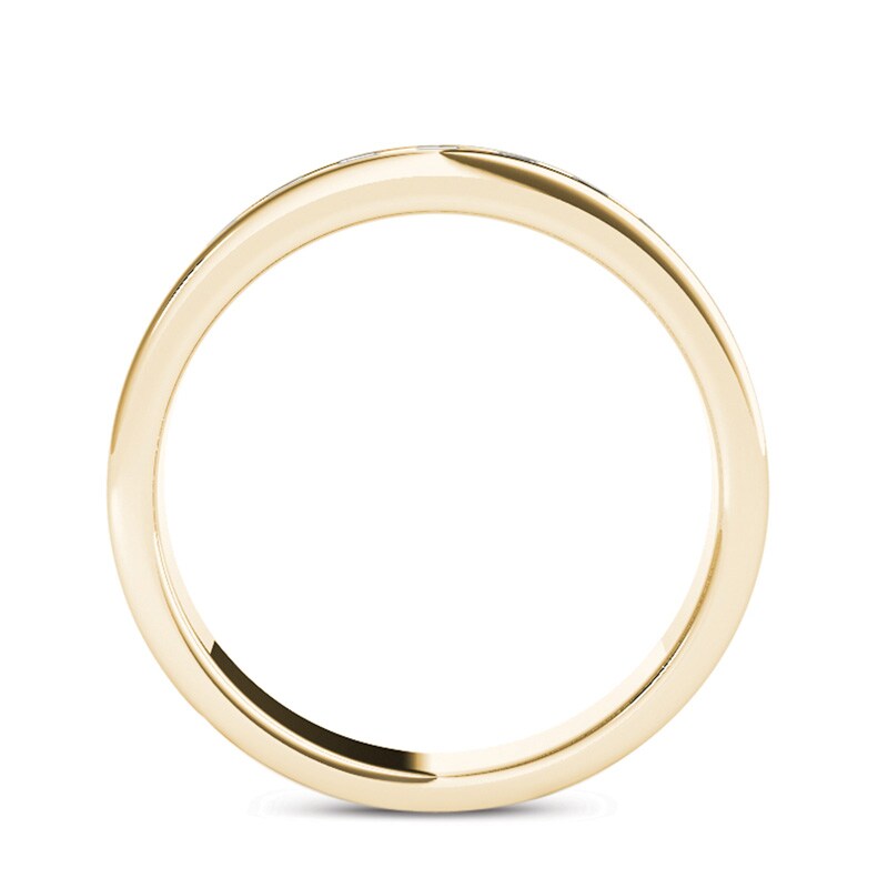 Main Image 3 of Previously Owned - 1/2 CT. T.W. Diamond Seven Stone Wedding Band in 14K Gold